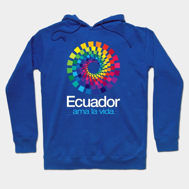 Marca Ecuador - Ama la vida Hoodie by verde